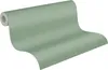 A roll of green textured wallpaper is shown unrolling against a white background. Produktbild-Vorschau