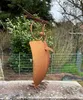 Verrückte Eule 3D Optik Höhe 43cm Edelrost Gartendeko Produktbild-Vorschau 2