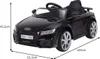 COSTWAY Audi 12V Kinderauto mit 2,4G-Fernbedienung 3 Gang Produktbild-Vorschau 3