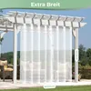 Outdoor Vorhang Extra Breit Wasserdicht Transparent Voile Produktbild-Vorschau 3