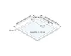 Duschwannen Komplettset SCHULTE Plan 90 x 90 x 3.5 cm Produktbild-Vorschau 4