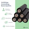 6 x Stretchfolie 50cm 2,5kg 23my schwarz Produktbild-Vorschau 3