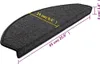 vidaXL Podkładki pod nogi 15 szt. 65x24x4 cm Antracyt Podgląd zdjęcia produktu 14