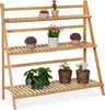 Relaxdays Blumenregal aus Bambus, Pflanzenständer mit 3 Produktbild-Vorschau 1