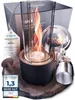 Firell® Cheminée de table CURL-II en métal - Cheminée au Voir les images du produit 1