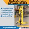 Hochhubwagen HS1525 mit Quicklift 1,5 t Tragkraft, 2500 mm Produktbild-Vorschau 4