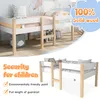 OKWISH Lit cabane 90x190 cm - Lit enfant mi-hauteur avec Voir les images du produit 5