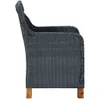 vidaXL 3-tlg. Garten-Lounge-Set mit Auflagen Poly Rattan Produktbild-Vorschau 7