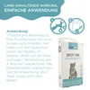 Instructions and product packaging for OptiPet Spot On antiparasite treatment for cats. Produktbild-Vorschau
