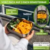Log cabin. Wysokiej jakości pojemnik na lunch ze stali Podgląd zdjęcia produktu 2
