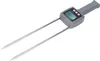 A digital hay moisture meter with two metal probes and a gray handle with a digital display. Podgląd zdjęcia produktu