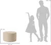 Lumaland 20716, Hocker/Ottomane, Rund, Beige, PVC, Produktbild-Vorschau 13