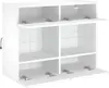 vidaXL Armario de TV con iluminación LED, blanco, 78,5 x 30 Vista previa de la imagen del producto 7