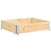 vidaXL Hochbeet 100x100 cm Kiefer Massivholz Produktbild-Vorschau 1