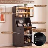 COSTWAY 163cm Küchenschrank mit Arbeitsplatte & Produktbild-Vorschau 5