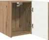 vidaXL TV-Wandschrank 2 stk. Kunsthandwerk Eiche Produktbild-Vorschau 6