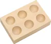 Holz-Eierhalter BLOCK für 6 Eier aus Buchenholz Produktbild-Vorschau 2
