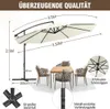Ombrellone Izrielar 3,5 m beige con manovella, protezione Anteprima dell’immagine prodotto 2