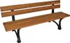 DEGAMO Parkbank LUZERN 4-sitzer 180cm Gusseisen schwarz + Produktbild-Vorschau 1