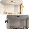 ZMH LED Deckenleuchte Schwarz, Modernes Wellen-Design, 34.5 Produktbild-Vorschau 7