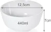 Camping Schale SUMMER - Melamin - D: 12,5cm - H: 7cm - 440ml - weiß Produktbild-Vorschau