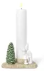 Kähler Christmas Tales Christmas Kiss H11.5 weiss Produktbild-Vorschau 2