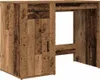 A wooden desk with a cabinet on the left and an open space on the right. Náhled obrázku produktu