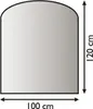 Metallbodenplatte Funkenschutzplatte 3 verschiedene Designs Produktbild-Vorschau 3