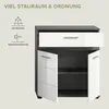 Blake Badschrank 1 Schublade 2 Türen weiß Hochglanz, grau. Produktbild-Vorschau 12
