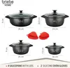 Briebe MGK-17 Casserole à induction 8 pièces fonte Voir les images du produit 3