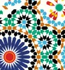 Sichtschutzstreifen Retro Konfetti Muster bunt Sichtschutz Produktbild-Vorschau 3
