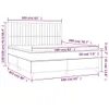 Boxspringbett mit Matratze Taupe 160x200 cm Stoff Produktbild-Vorschau 5