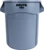 A gray trash can with handles and branding. Podgląd zdjęcia produktu