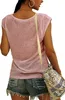 ASKSA Damen V-Ausschnitt Flügelärmeln T-Shirt Sommer Produktbild-Vorschau 2
