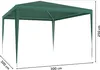 Pavillon, Partyzelt "FORMENTERA", 3 x 3 m in grün Produktbild-Vorschau 5