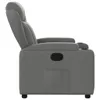 vidaXL Poltrona relax in tessuto grigio scuro Anteprima dell’immagine prodotto 7
