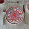 Assiette plate Bakir rouge - D 24 cm Voir les images du produit 2