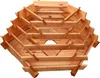 6-Eck-Pflanzpyramide Holz 80 x 89 x 41 cm braun Produktbild-Vorschau 2