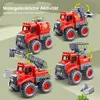 MODFU Spielfahrzeuge, Kinder Feuerwehrleiterwagen Produktbild-Vorschau 4
