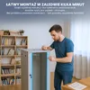 Extralink-szafa wisz 19" 18U 600mm d szklane szara Podgląd zdjęcia produktu 3