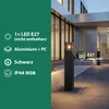 MasterLED LED Wegeleuchte E27 IP44 50cm Schwarz Produktbild-Vorschau 3