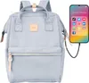 Rucksack taubengrau 19L wasserdicht mit USB-Anschluss und Produktbild-Vorschau 1
