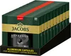 A display box filled with multiple boxes of Jacobs Espresso Ristretto coffee capsules. Produktbild-Vorschau