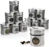 com-four® 12-teiliges Gewürzstreuer Set aus Edelstahl für Produktbild-Vorschau 1