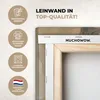 MuchoWow® - Leinwandbilder - Frau - Blumen - Gold - Produktbild-Vorschau 3