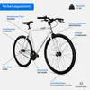 Bergsteiger Kyoto 28 Zoll Singlespeed Fixie Fahrrad, Produktbild-Vorschau 6