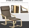 HOMCOM Relaxsessel mit Fußhocker Armlehnensessel Produktbild-Vorschau 5