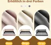 Collage showing three different color options for a bed frame, with close-ups of the fabric and smaller images of the bed frames themselves. Náhled obrázku produktu