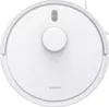 A top-down view of a white, round robot vacuum cleaner. Anteprima dell’immagine prodotto