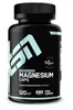 A black bottle of ESN Magnesium Caps with light blue branding and text. Produktbild-Vorschau